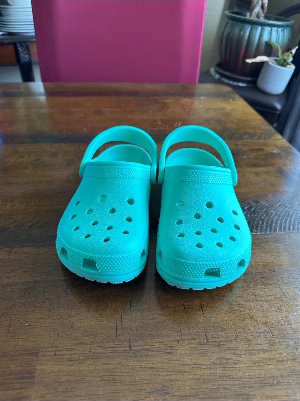 CROCS Kids Classic Clog in Aqua
